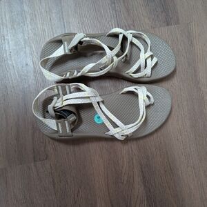 Chaco Beige and Cream Sandals